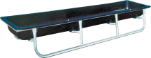 10' Galvanized Feed Bunk product image.